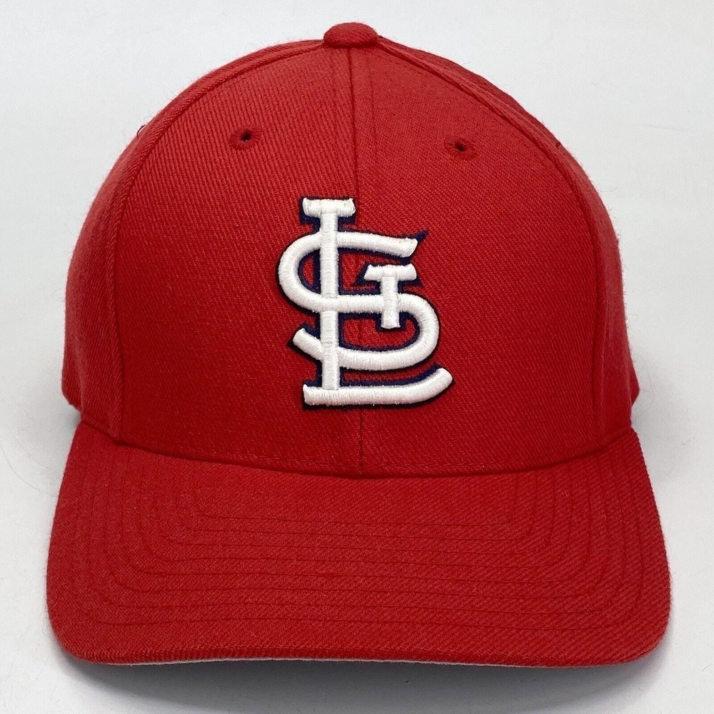 Vintage‎ Logo Athletic St. Louis Cardinals Snapback Hat Plain Embroidered Logo